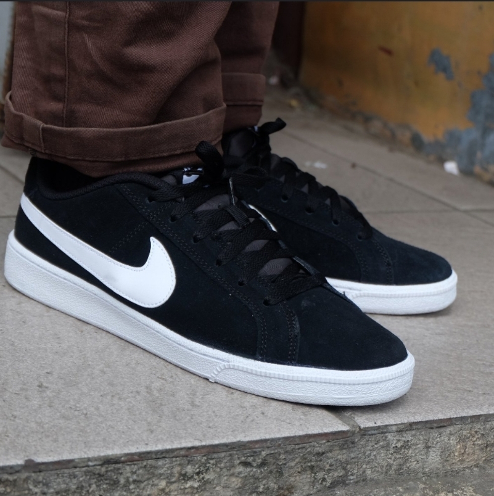 Nike Court Royale Suede Black White 819802011 Men's Shoes Sz 12